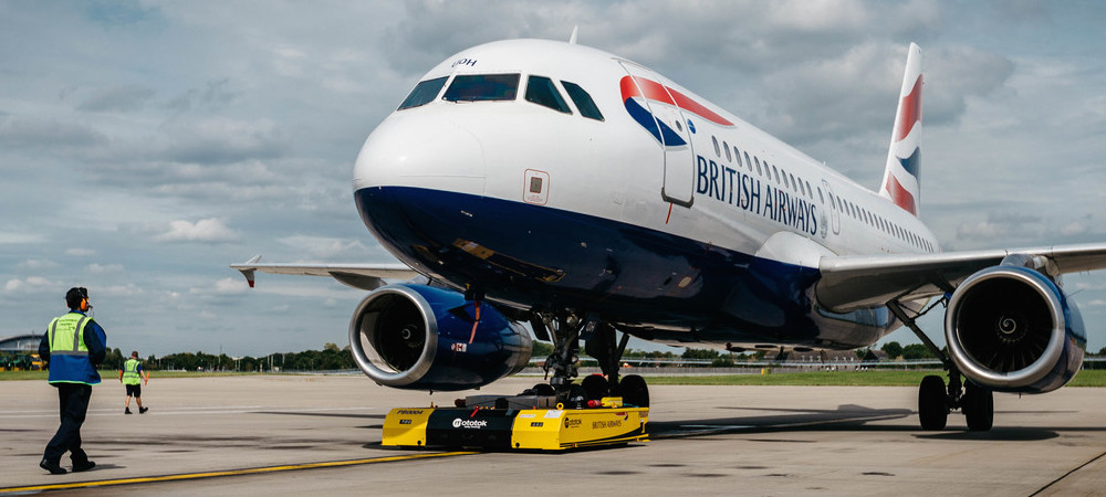 Automated guided vehicle at Heathrow